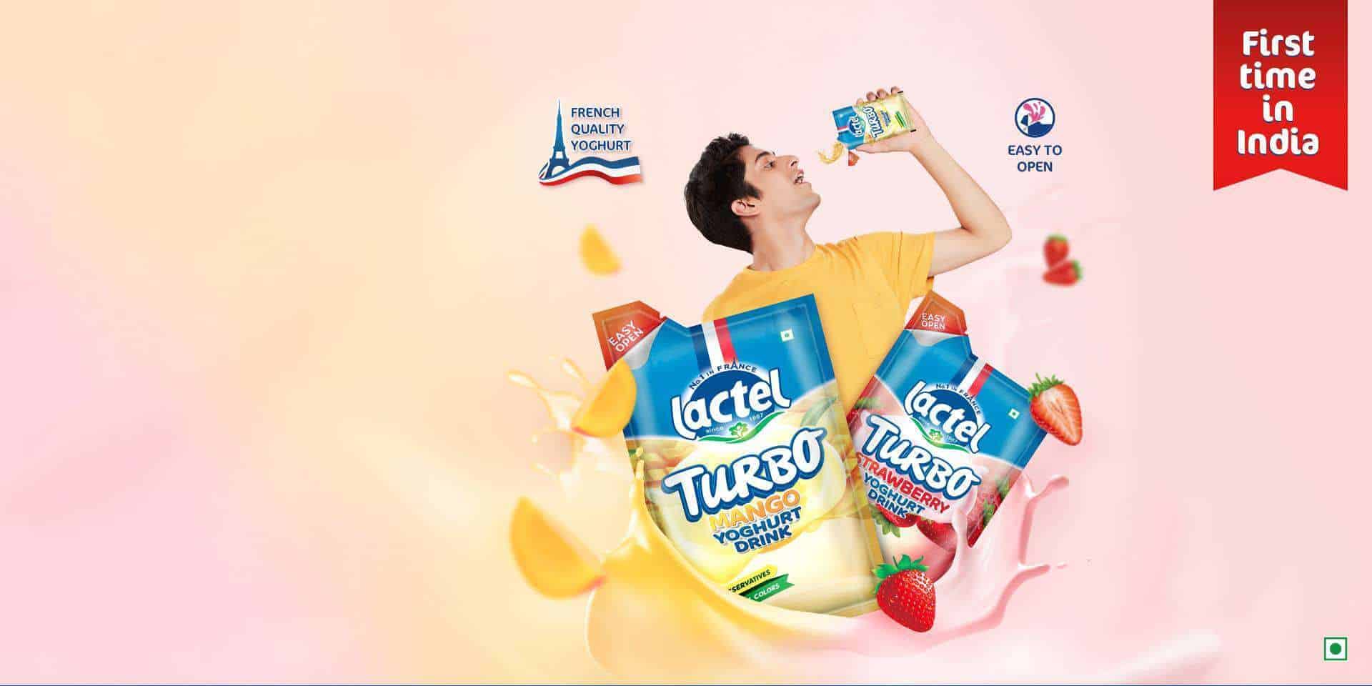 Lactel Turbo-Fruit Yoghurt Drink