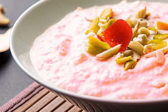 Rose Phirni Recipe-Lactel India