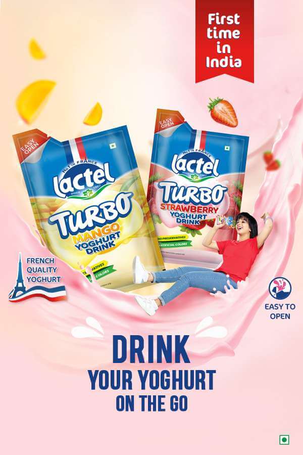 Lactel Turbo -Yoghurt Fruit Drink