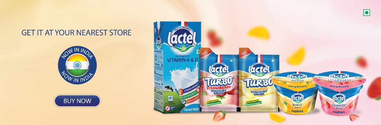 Lactel UHT Milk & Yoghurt Drink in India